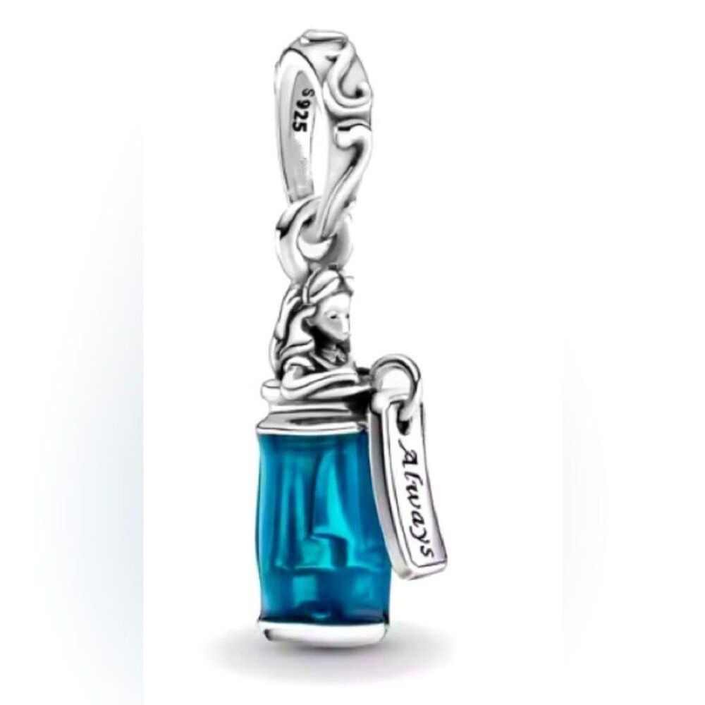 NWOT Alice in Wonderland Disney x Pandora FIT Silver Charm